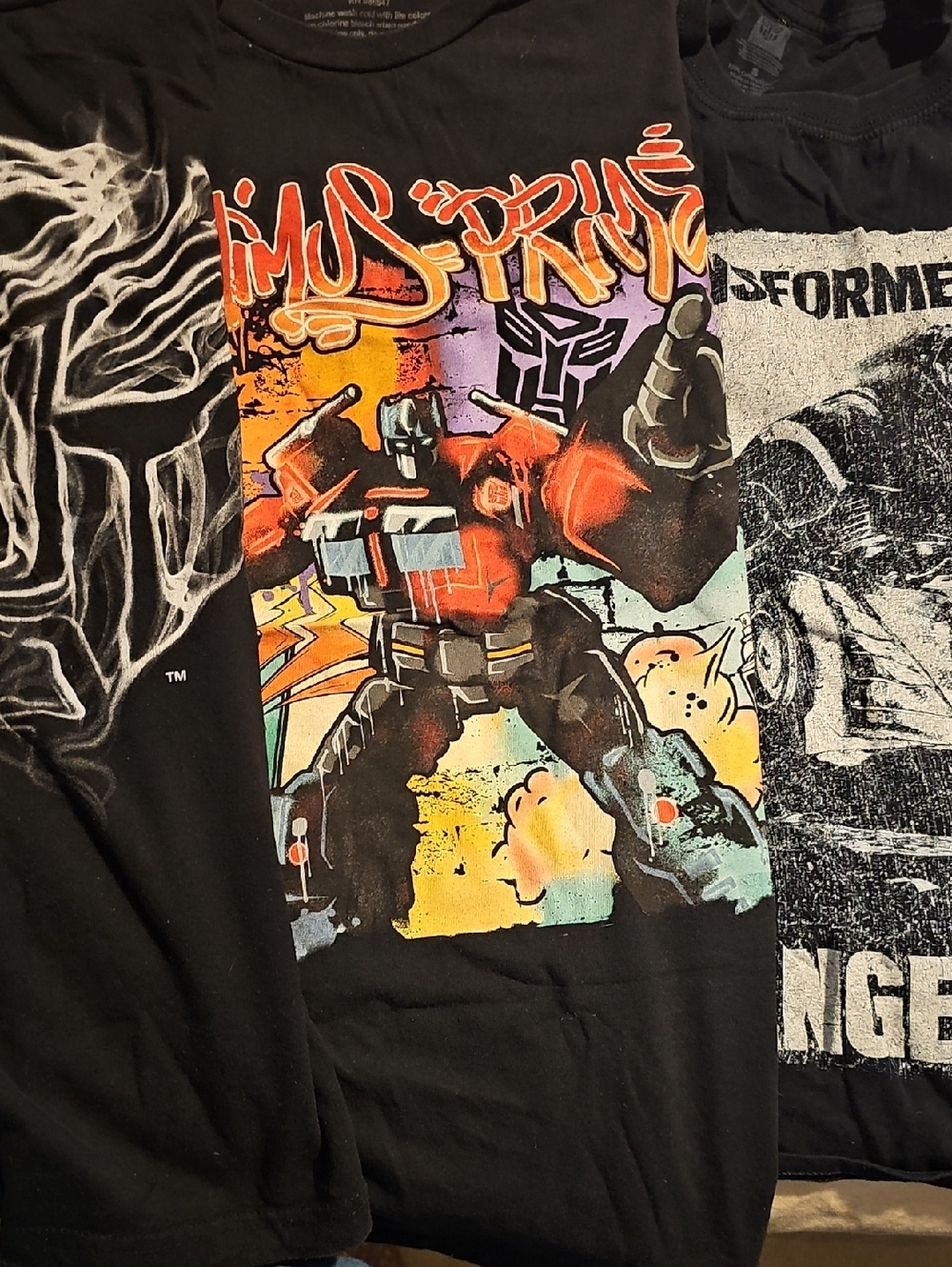Lot of 3 Transformer Tees Multi Brand.